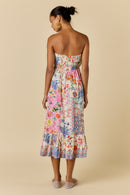 Rubyyaya Songbird Strapless Dress White