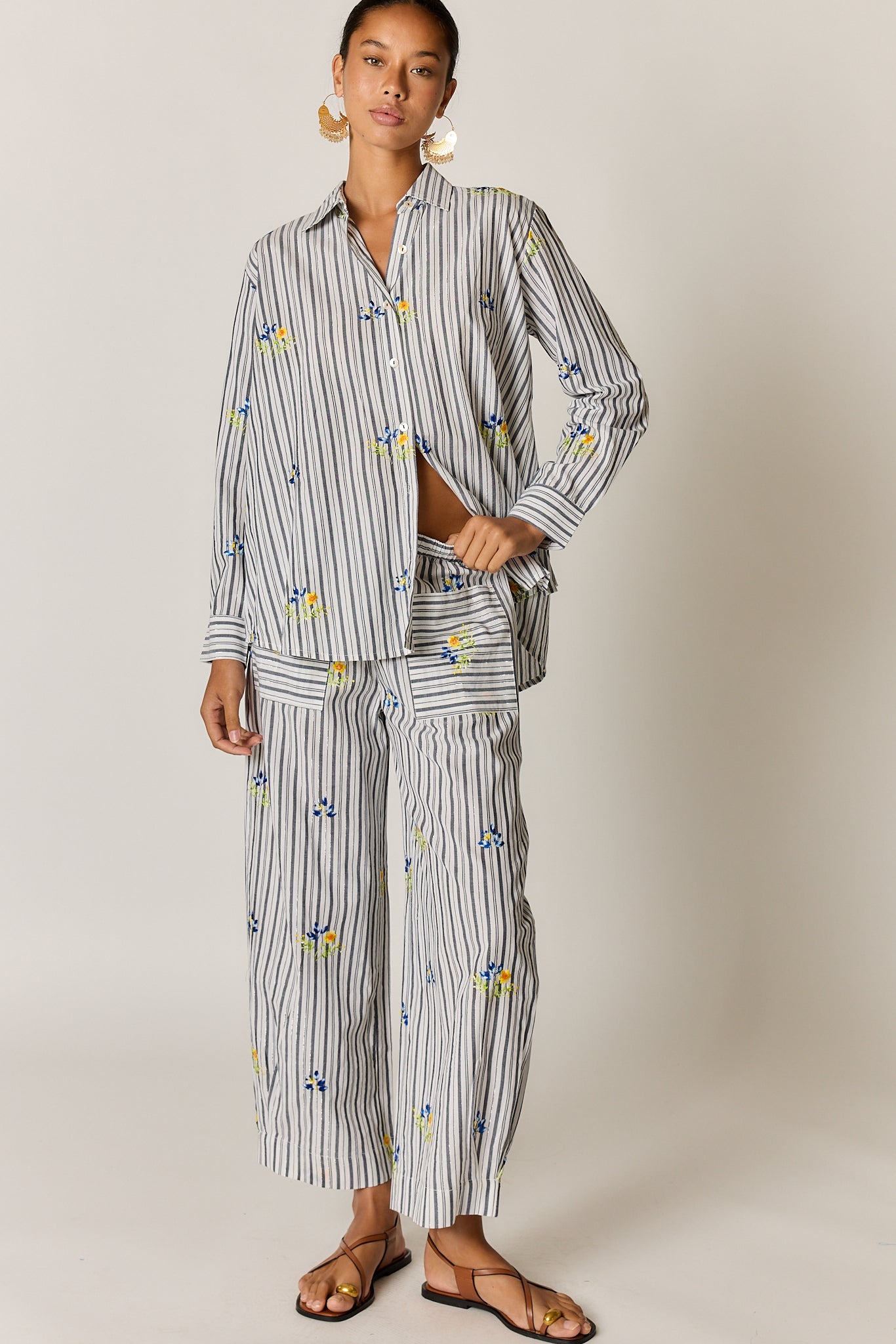 Rubyyaya St Tropez Pant Stripe