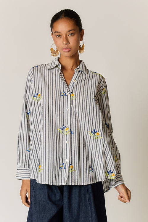 Rubyyaya St Tropez Shirt Stripe