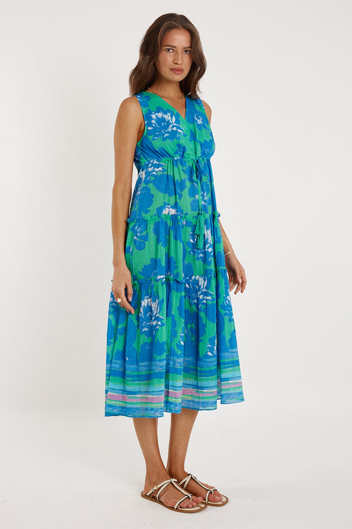 Rubyyaya Sunrise Midi Blue