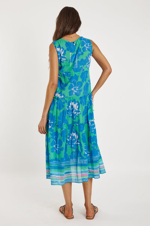 Rubyyaya Sunrise Midi Blue