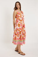 Rubyyaya Sunrise Midi Pink