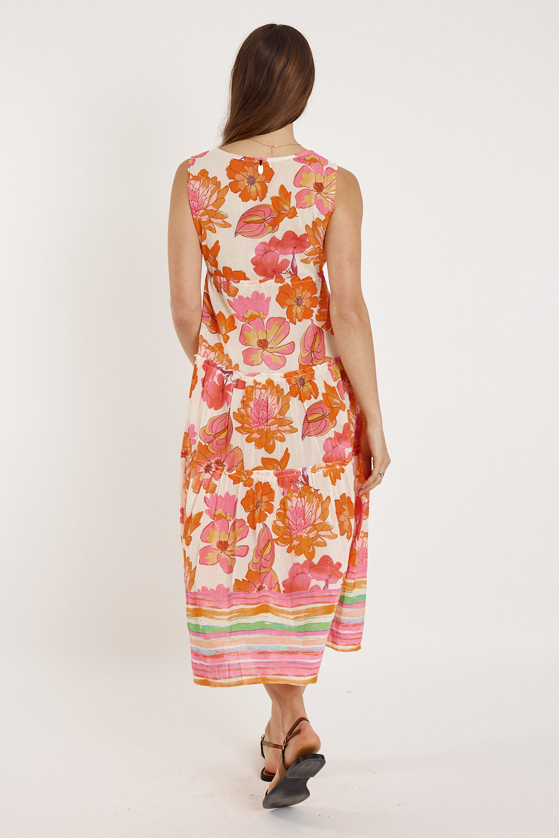 Rubyyaya Sunrise Midi Pink