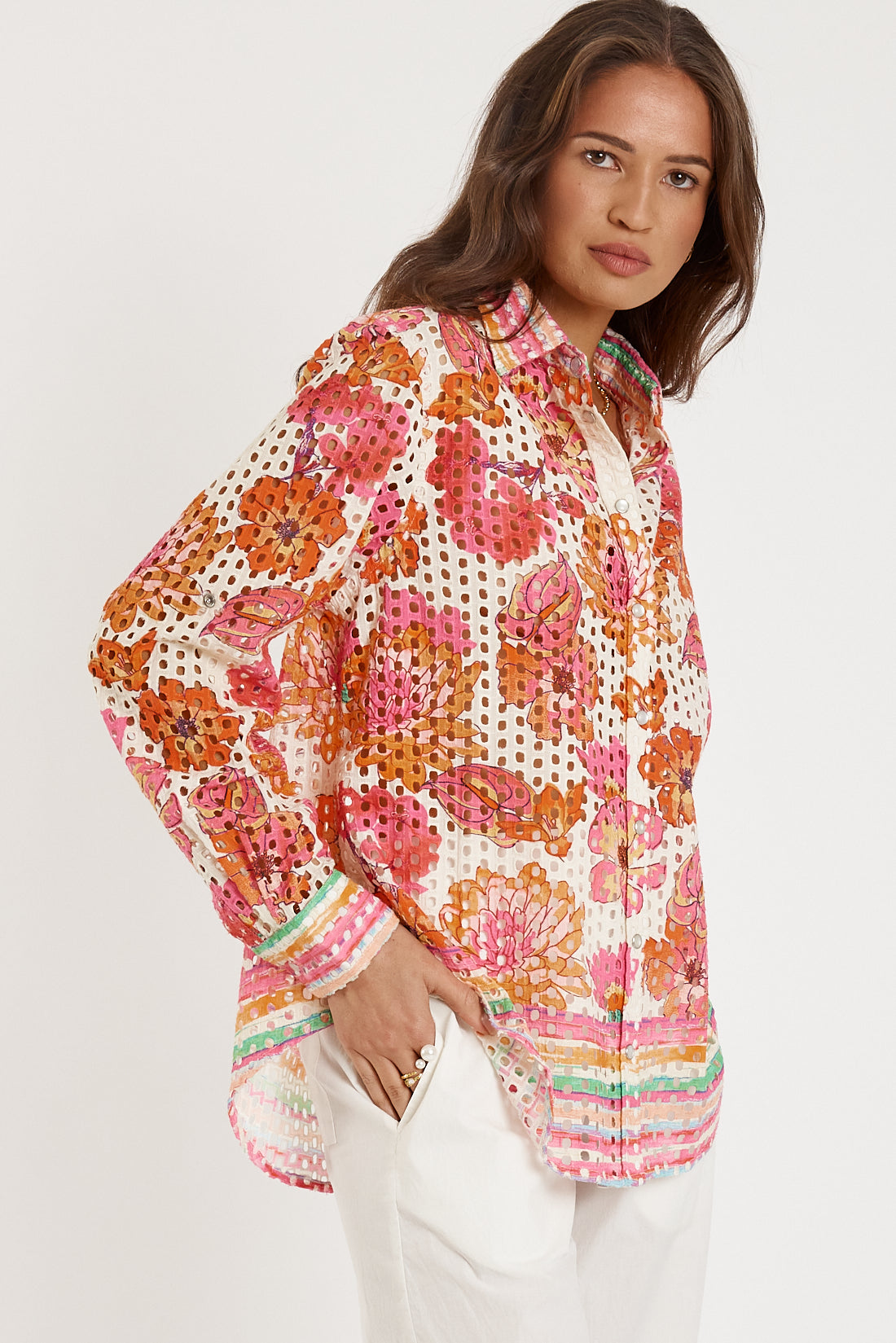 Rubyyaya Sunrise Shirt Pink
