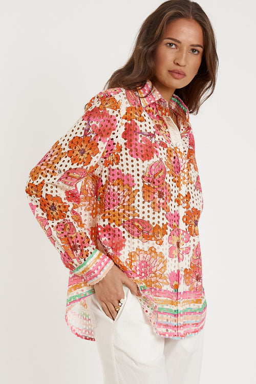 Rubyyaya Sunrise Shirt Pink