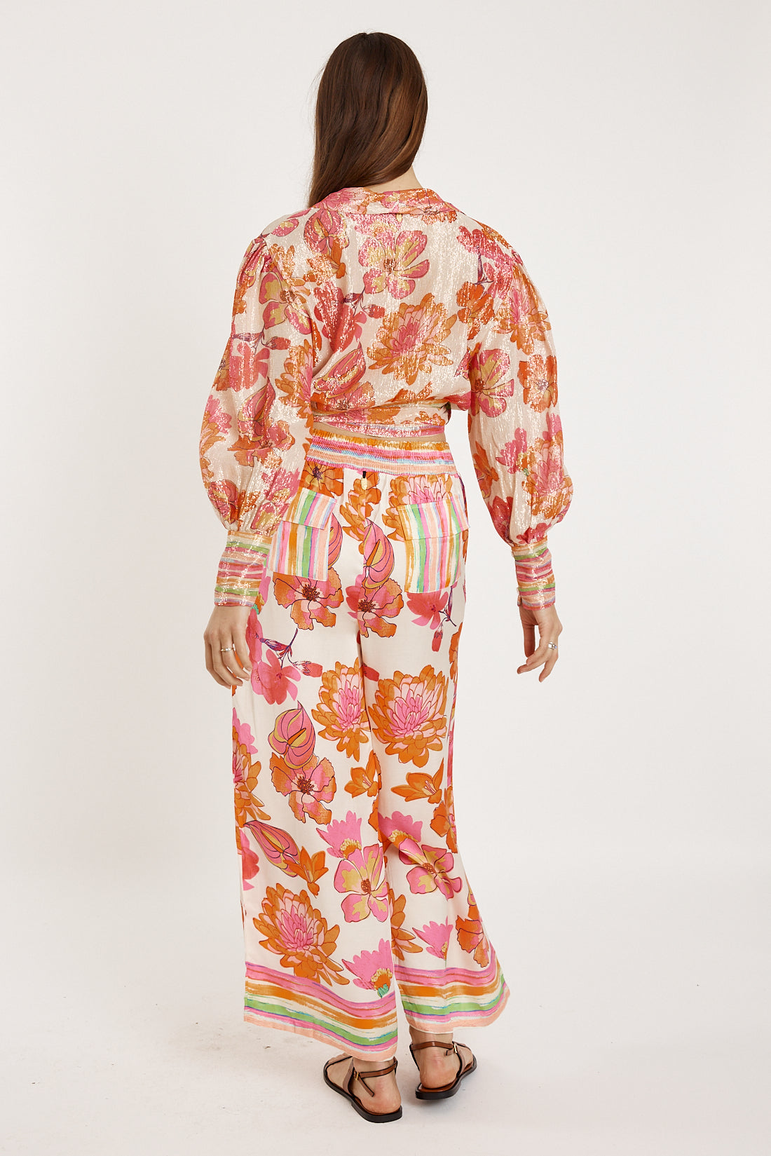 Rubyyaya Sunrise Wrap Shirt Pink