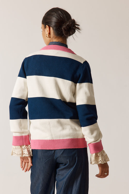 Rubyyaya Team Spirit Sweater Stripe
