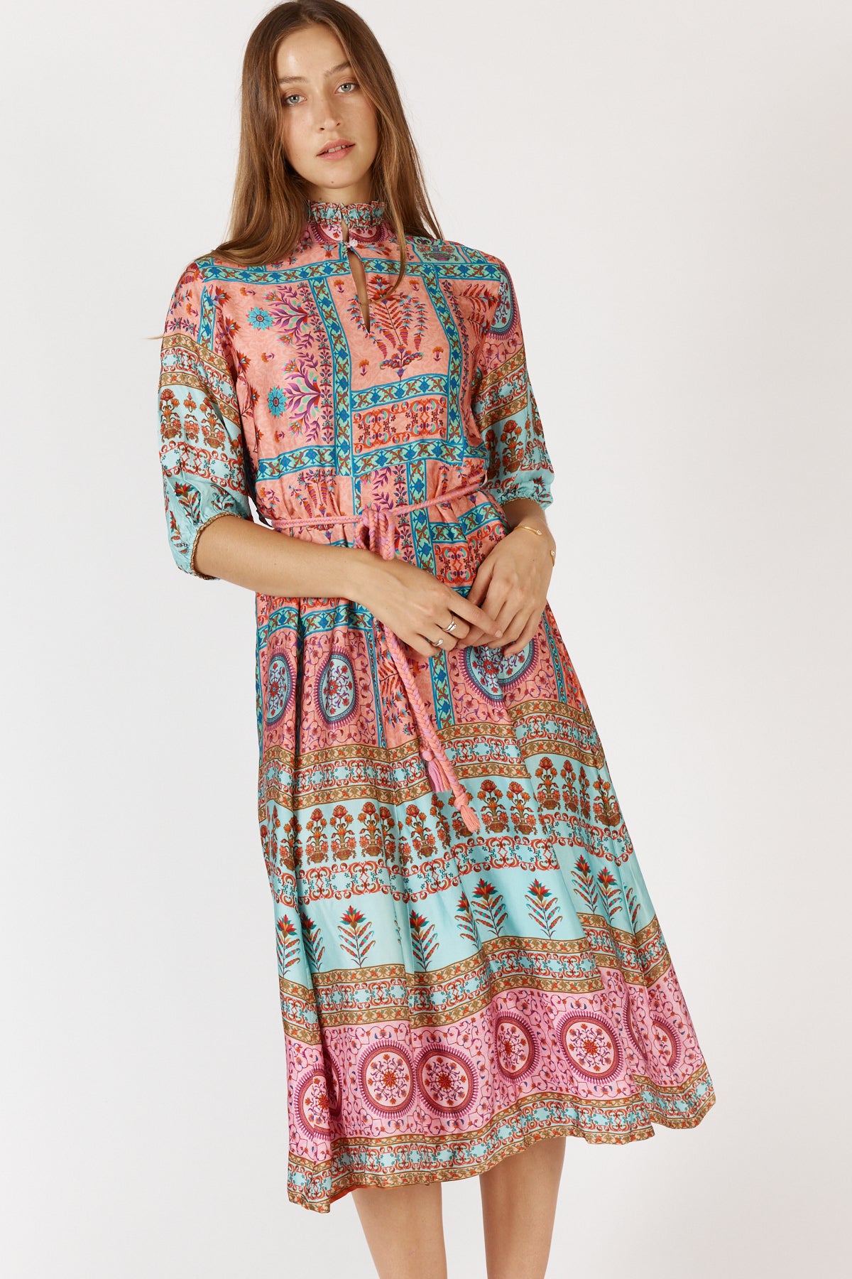Rubyyaya Tirupati Maxi Print
