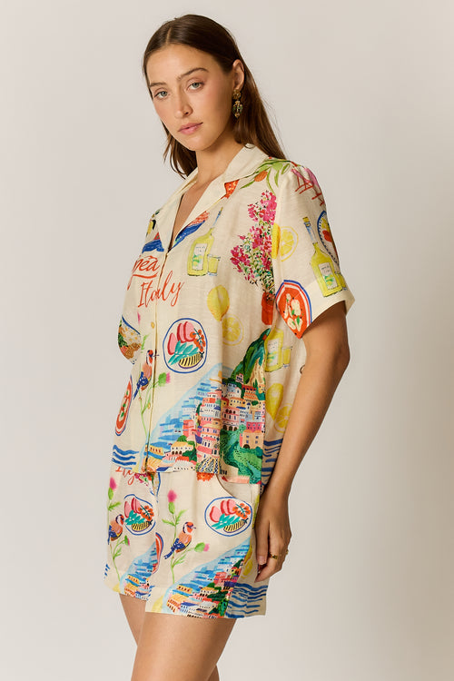 Rubyyaya Tropea Shirt Print