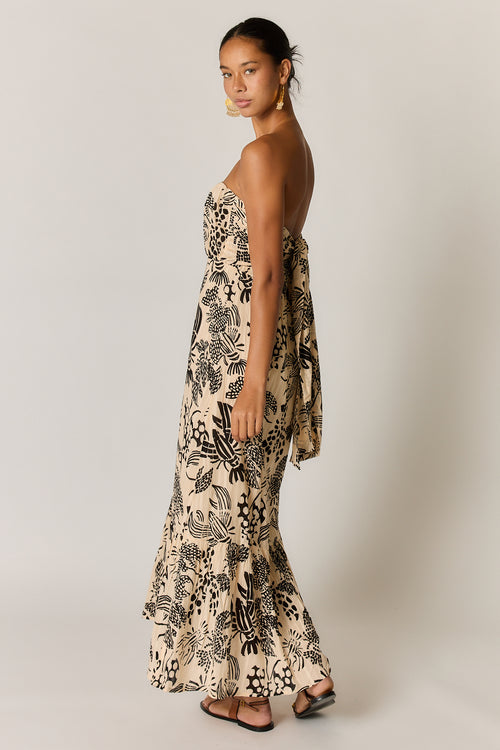 Rubyyaya Under Sea Strapless Black