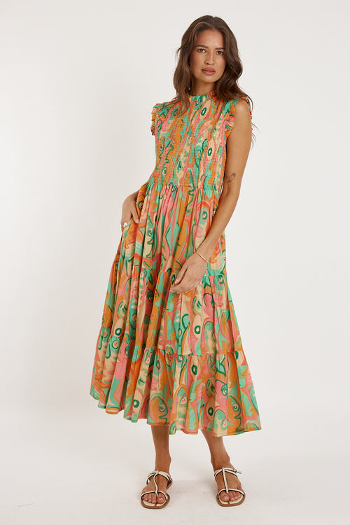 Rubyyaya Upstream Maxi Print