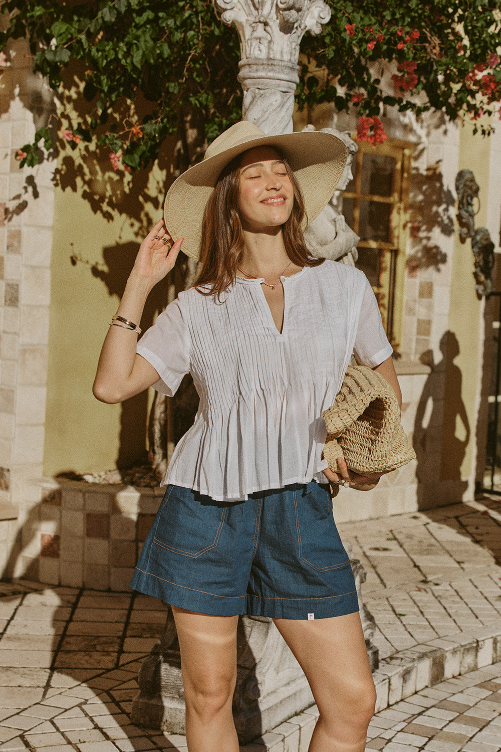 Rubyyaya Vivian Top White
