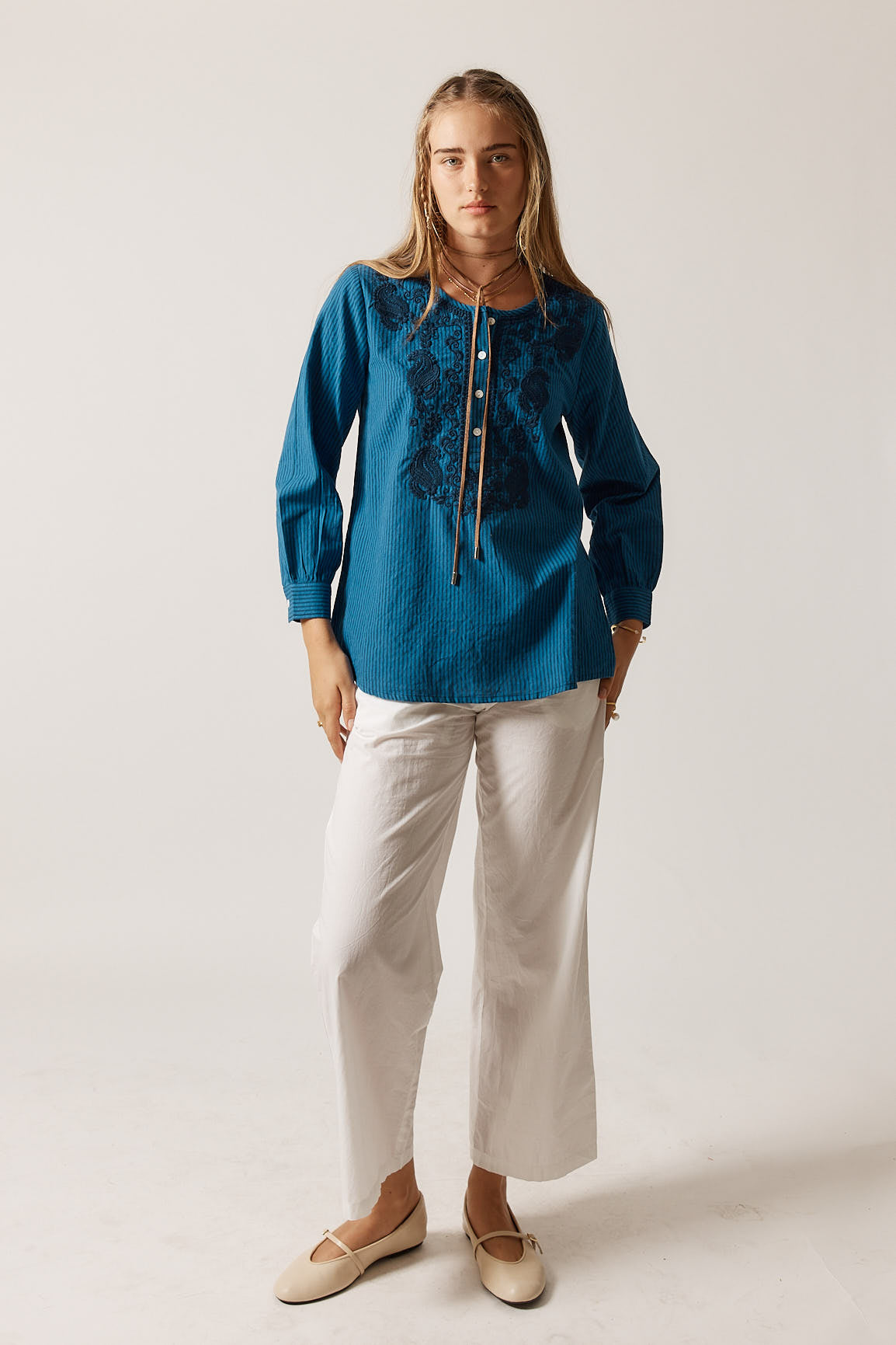 Rubyyaya Westward Shirt Stripe