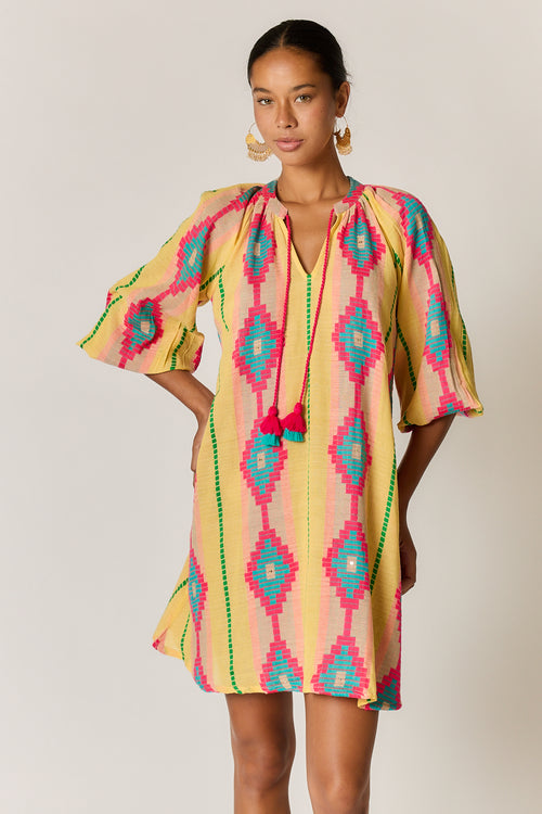 Rubyyaya Zeinert Tunic Dress Blue