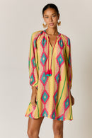 Rubyyaya Zeinert Tunic Dress Blue