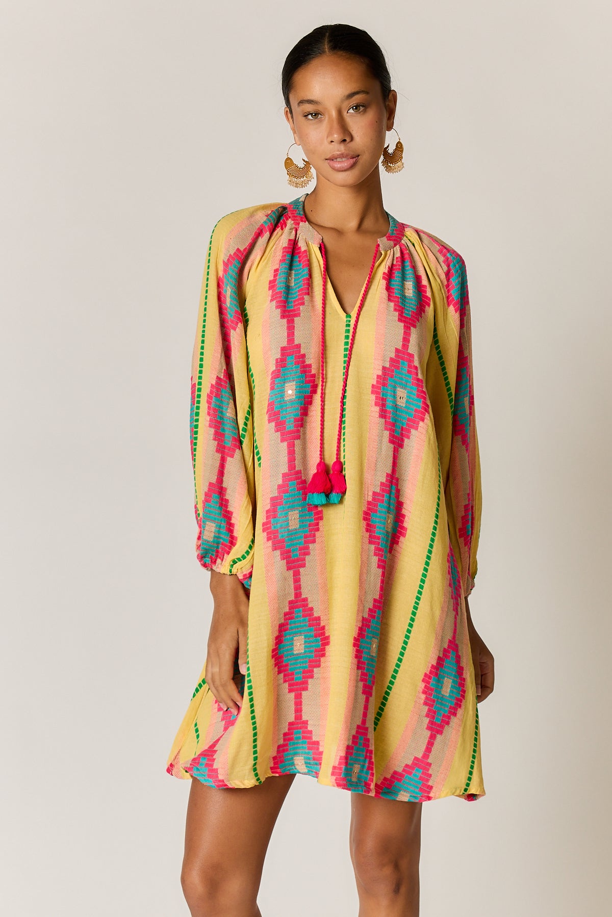 Rubyyaya Zeinert Tunic Dress Blue