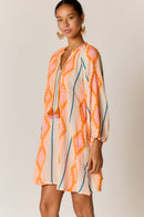 Rubyyaya Zeinert Tunic Dress Orange