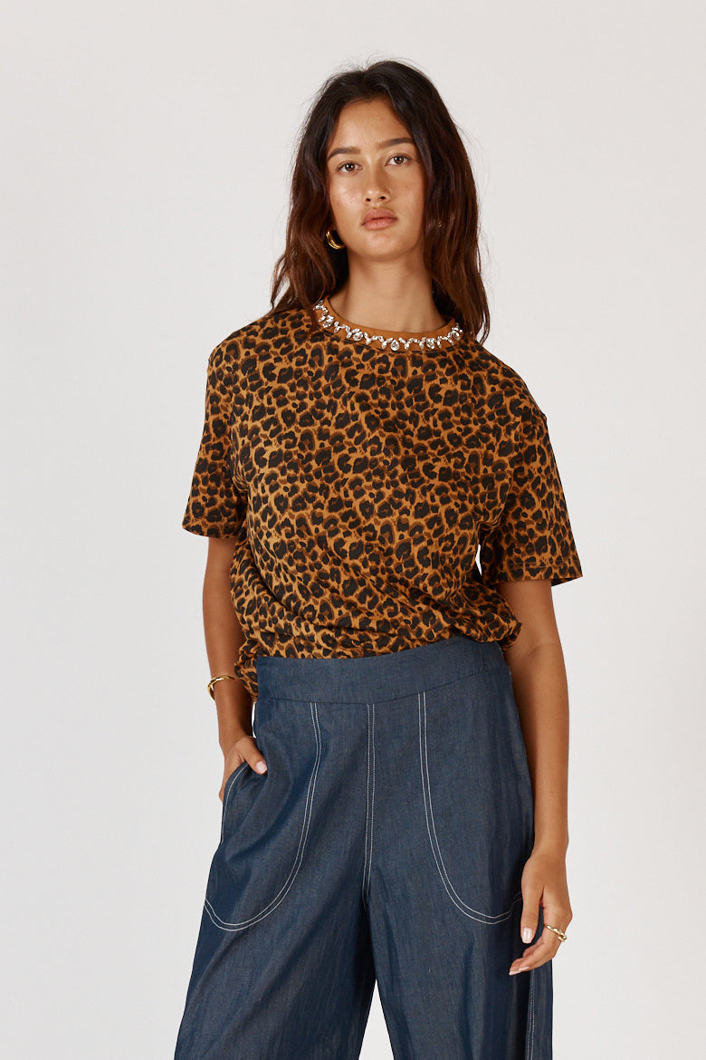 Rubyyaya Zsa Zsa T Shirt Leopard
