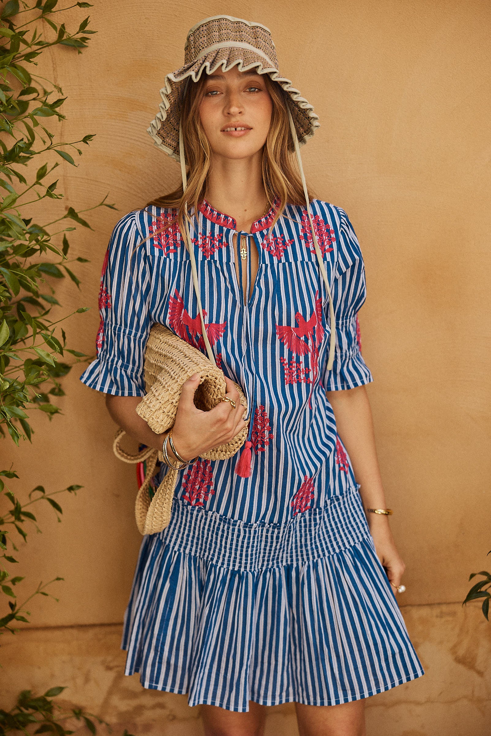 Rubyyaya Antibes Dress Blue