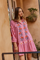 Rubyyaya Brittany Dress Coral