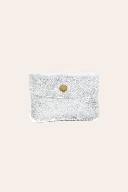 Coin Purse | Metallic Silver