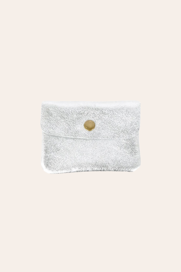 Coin Purse | Metallic Silver