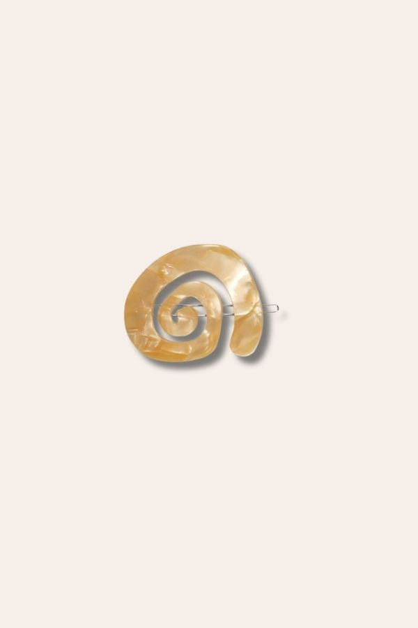 Hair Clip | Swirl Abalone