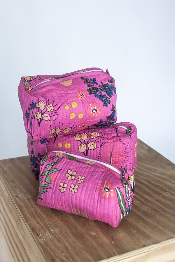 Wild Bloom Toiletry Bag Set