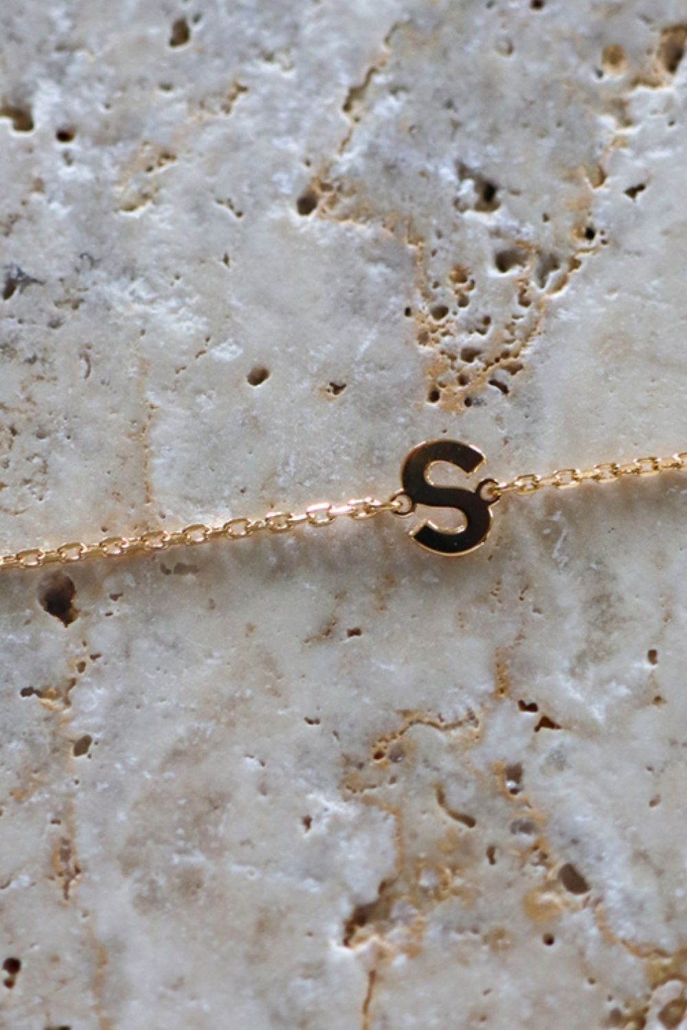 Initial Bracelet Gold