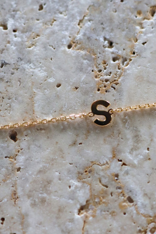 Initial Bracelet Gold - Kabana Shop