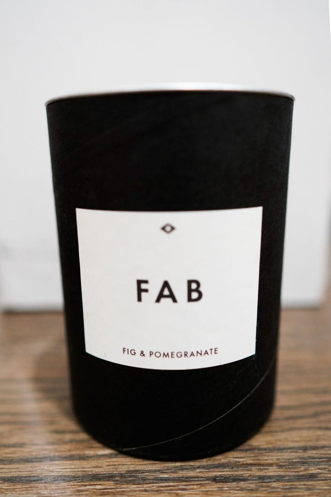 Fab Candle-Fig & Pomegranite - Kabana Shop