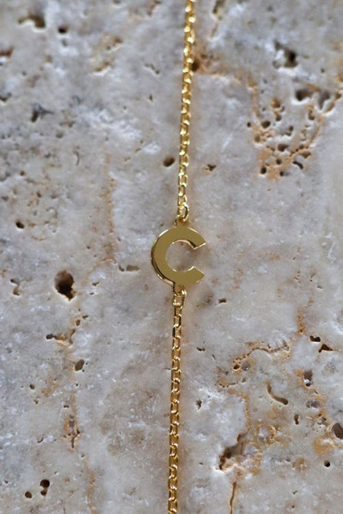 Initial Bracelet Gold - Kabana Shop