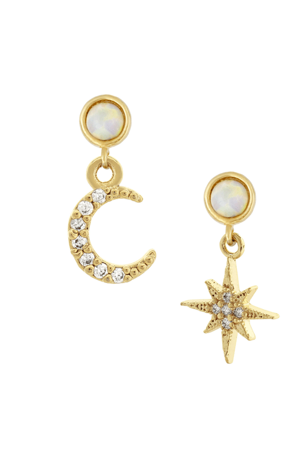 Jewel Citizen | Celestial Drop Earrings Gold