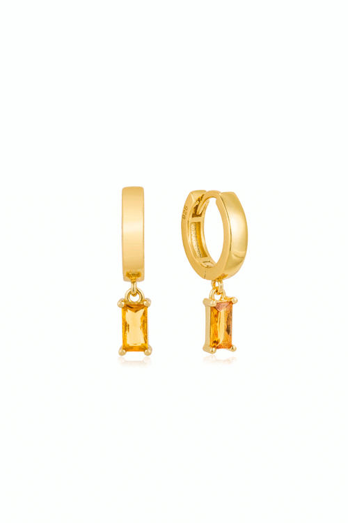 Jewel Citizen | Isla Citrine Hoop Earring