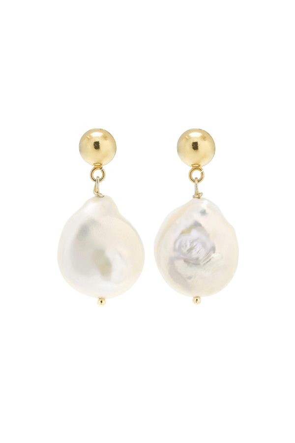 Jewel Citizen | Pearl Drop Earrings Gold
