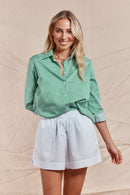 Itami Pamplone Shirt Green Stripe