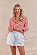 Itami Pamplone Shirt Olsen Red Stripe
