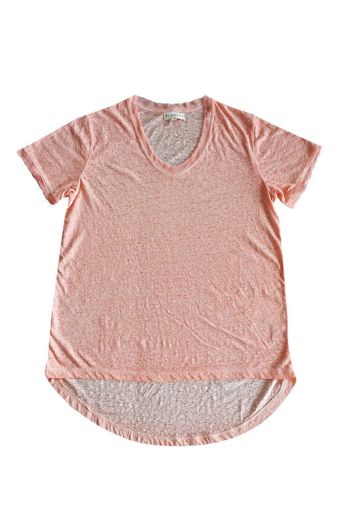 Plain T-Shirt Peach - Kabana Shop